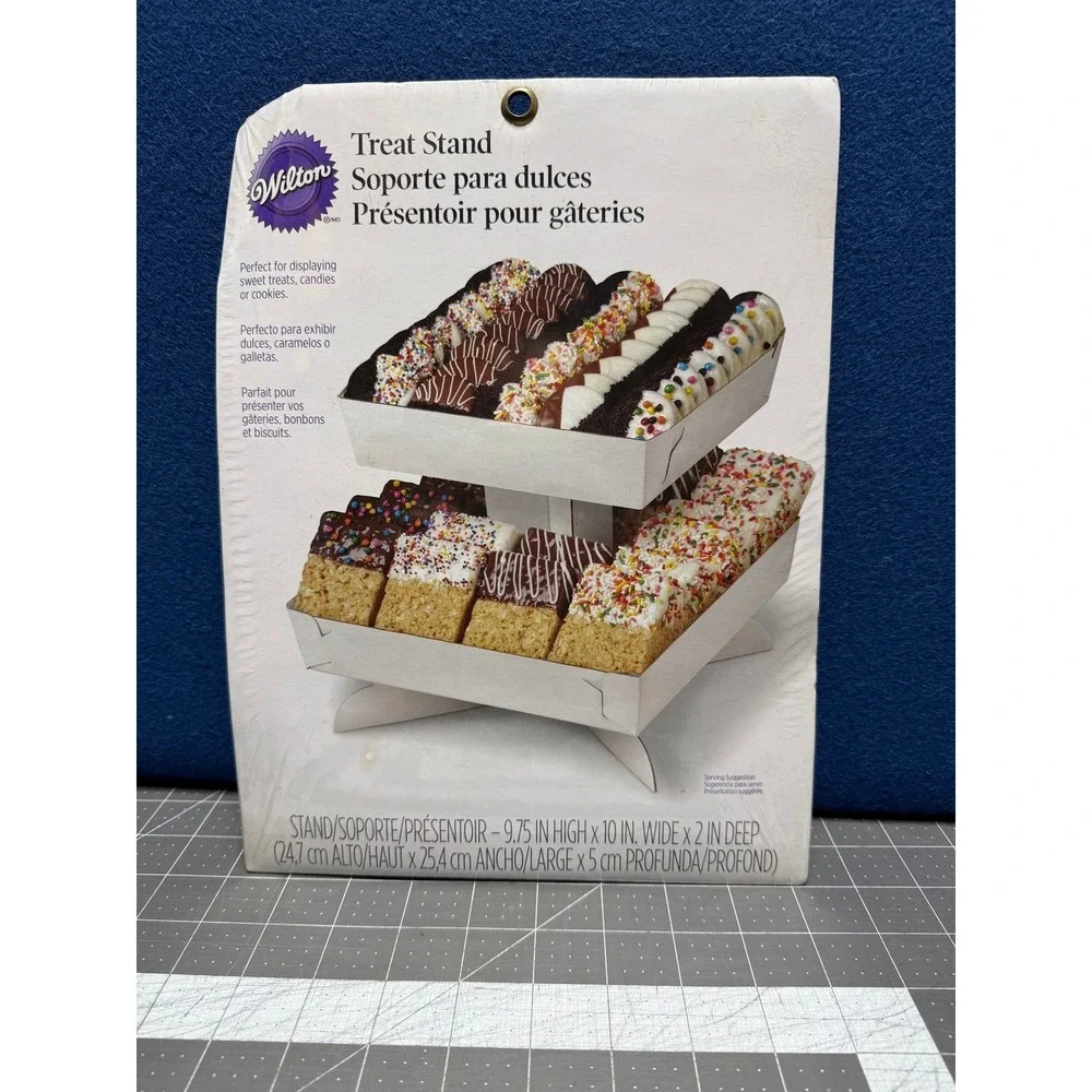 2 Wilton 2‎ Tier Treat Stand 9.75 High 10